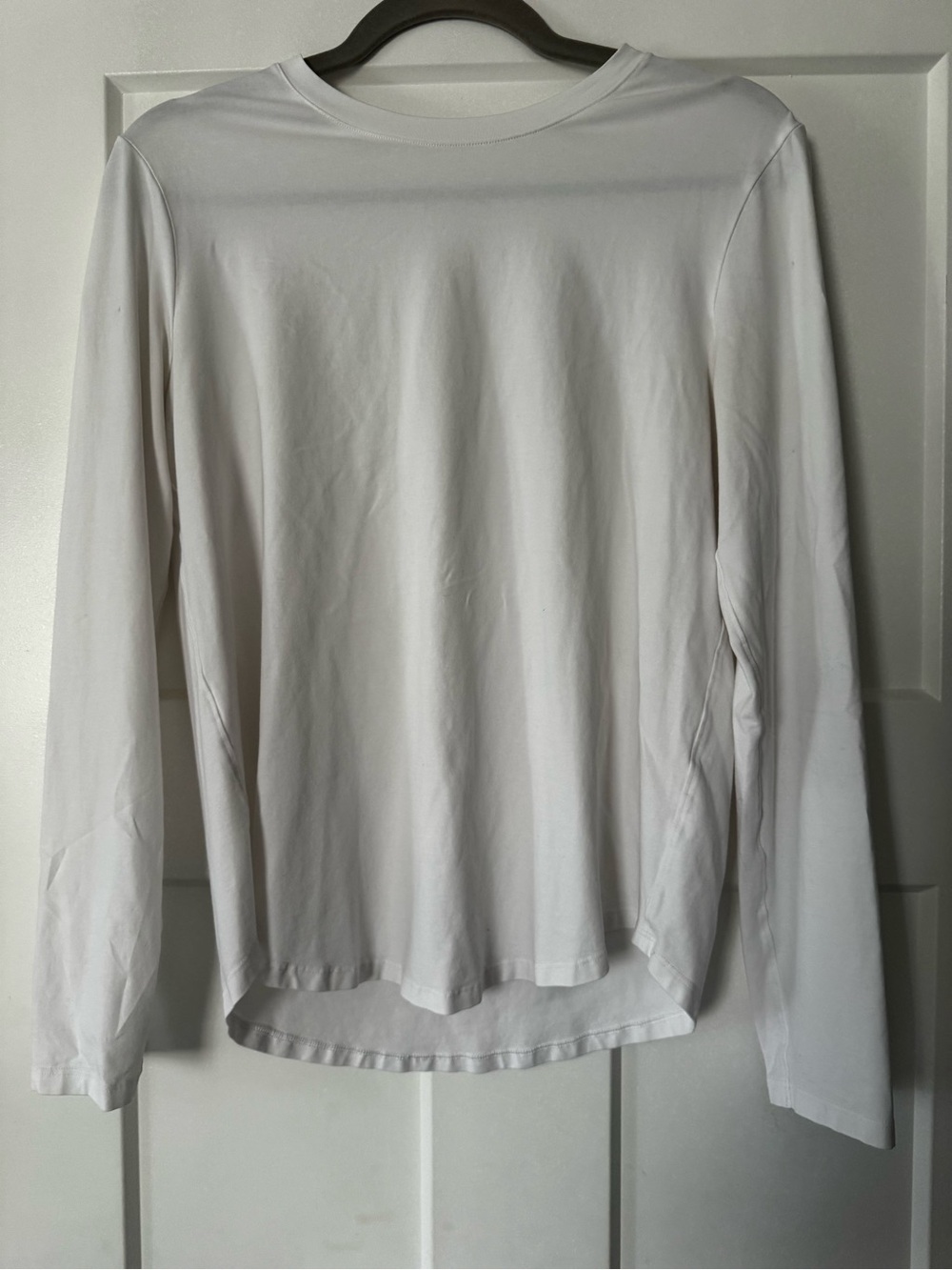 Lululemon Classic White Long-Sleeve Women's Top - Size S